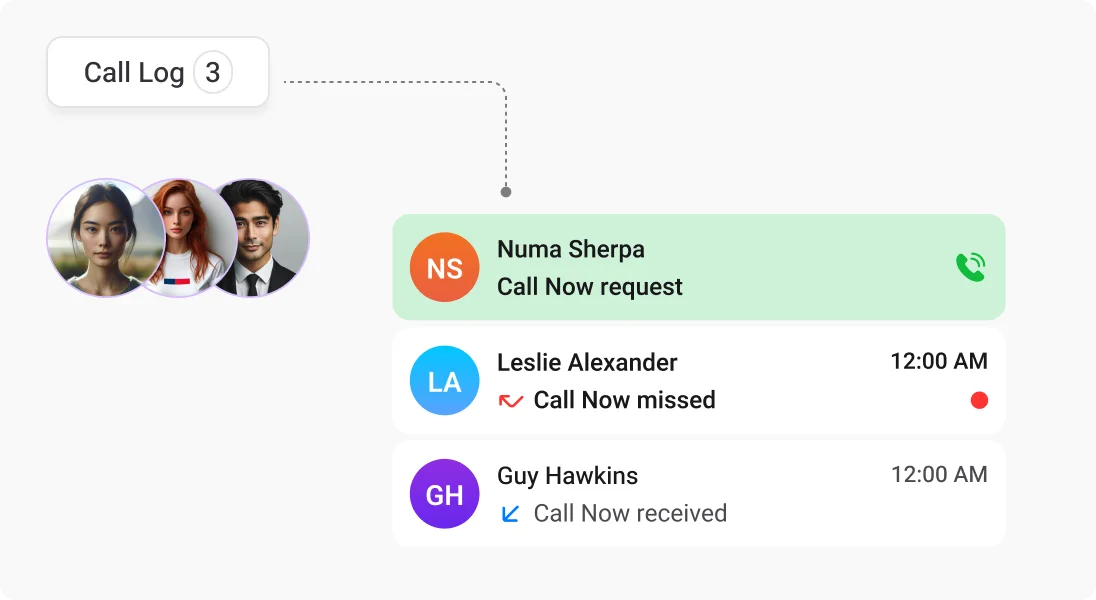 Analyze call log for insights img